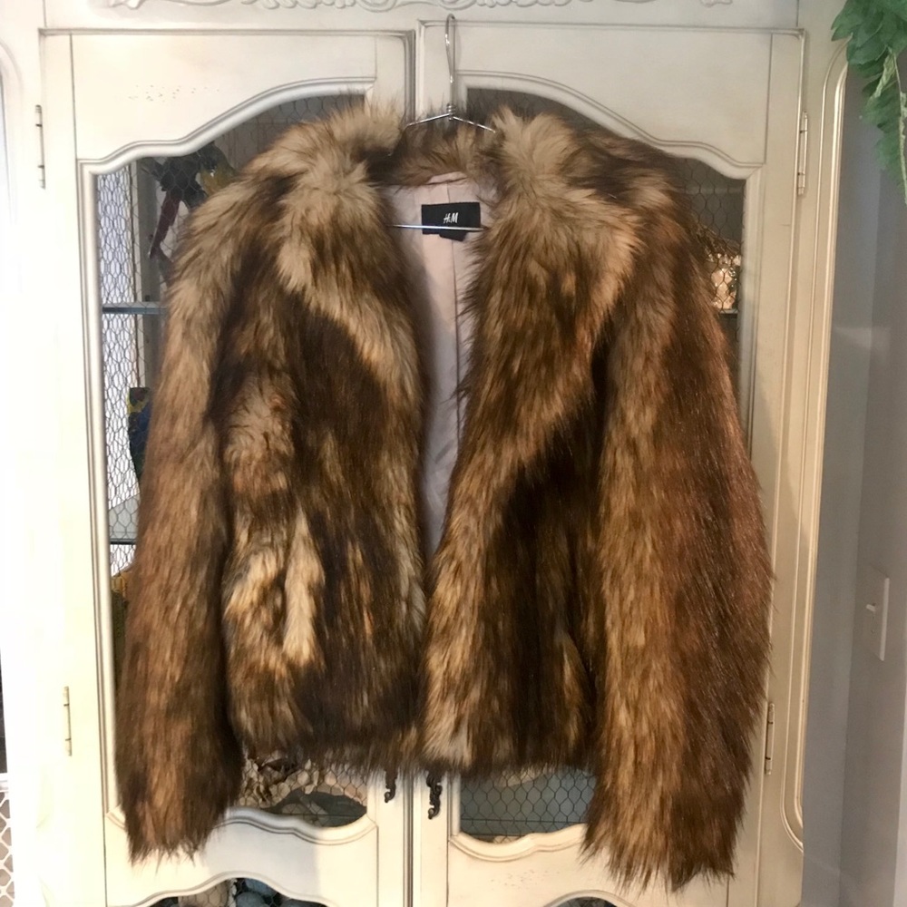 H&M Faux Fur Coat